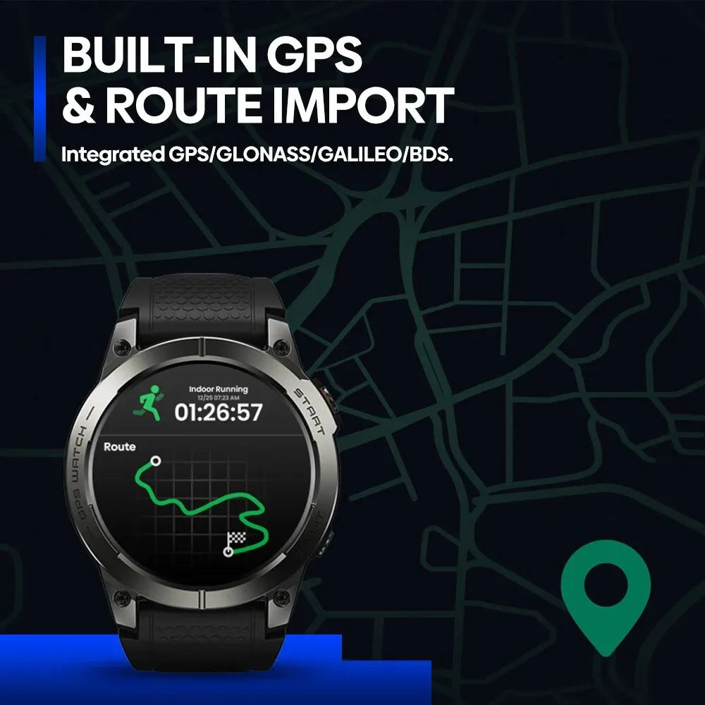 New Zeblaze Stratos 3 PRO GPS Smart Watch 1.43”